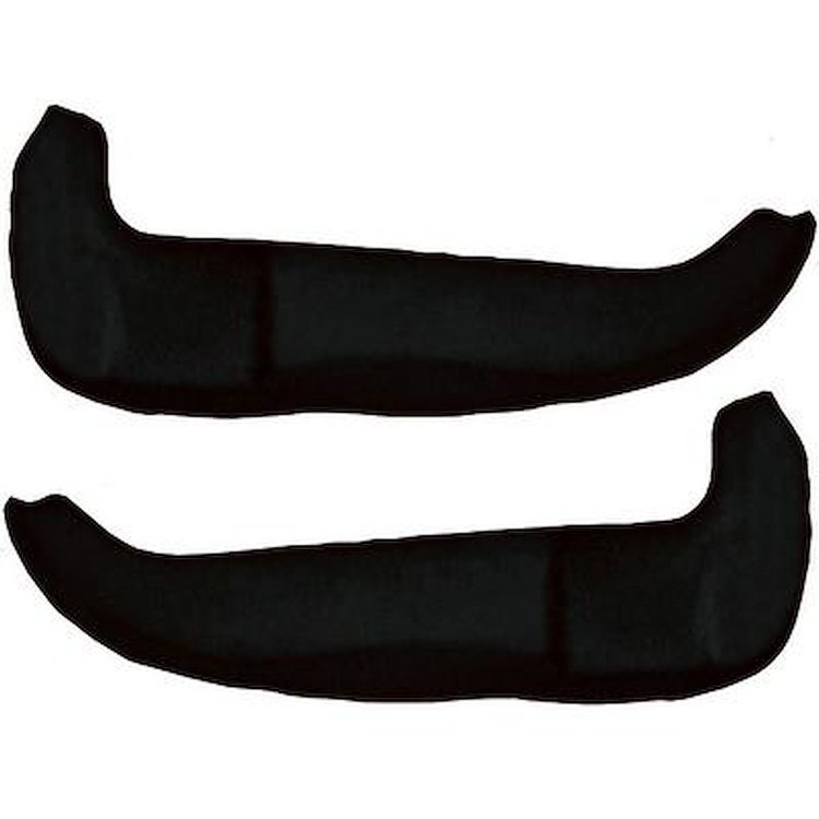 VT1727801 1990-96 Chevrolet Corvette; Door Sill Carpet; w/o Plastic; Truvette; Black