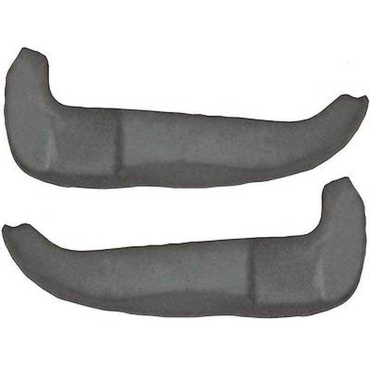 VT1727825 1990-96 Chevrolet Corvette; Door Sill Carpet; w/o Plastic; Truvette; Gray