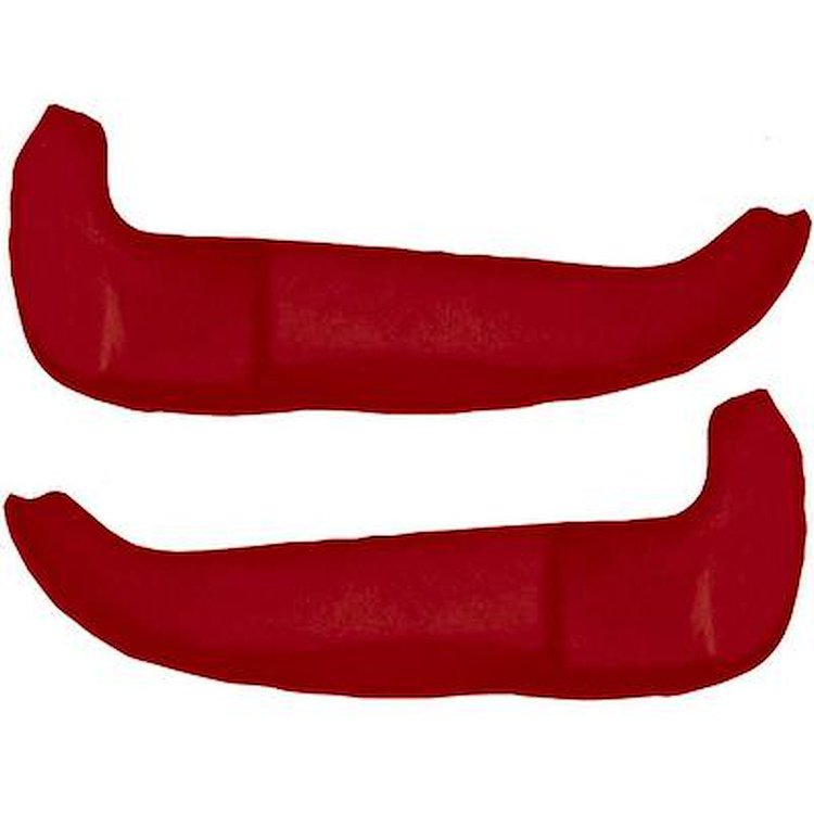 VT1727891 1990-96 Chevrolet Corvette; Door Sill Carpet; w/o Plastic; Truvette; Torch Red