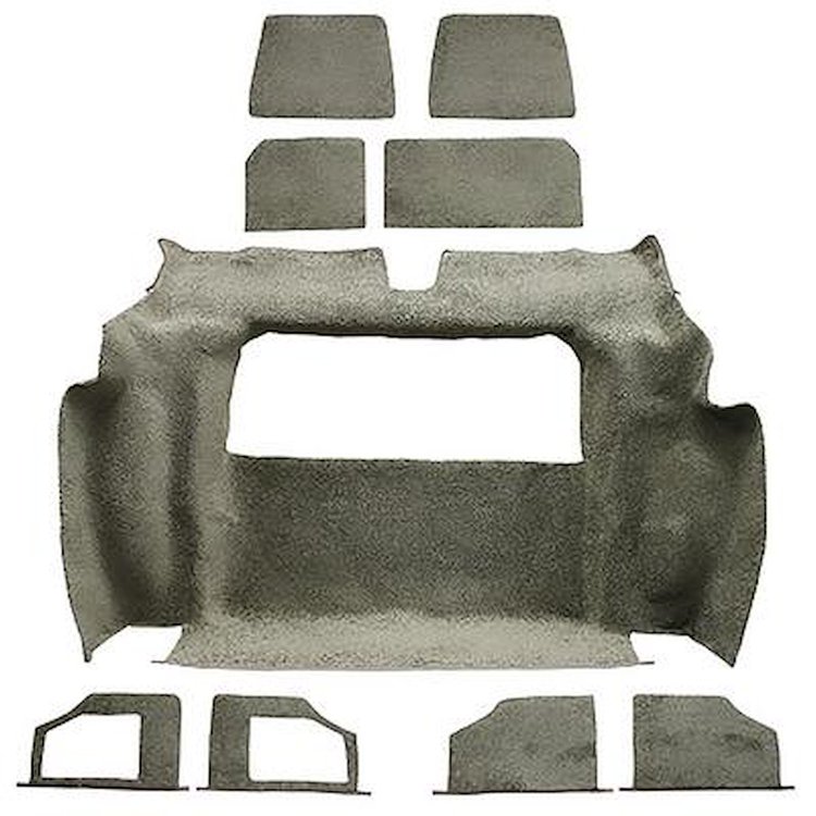 VT2134761 1982 Chevrolet Corvette; Collectors Edition; Rear Molded Carpet; 82 Vet Cutpile; Mass Backing; Beige