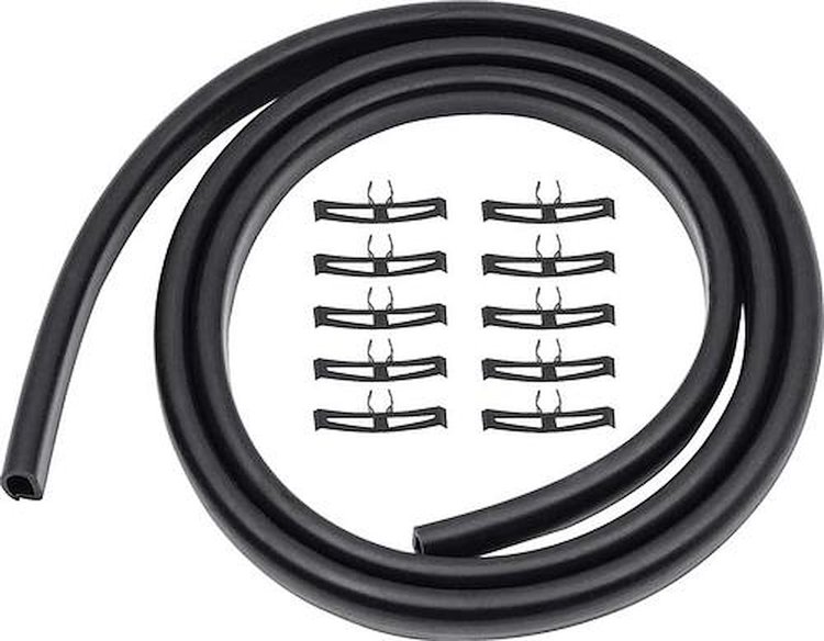 W1080 1955-60 Buick, Chevy, Olds, Pontiac; Hood to Cowl Seal; with Clips; Various Models