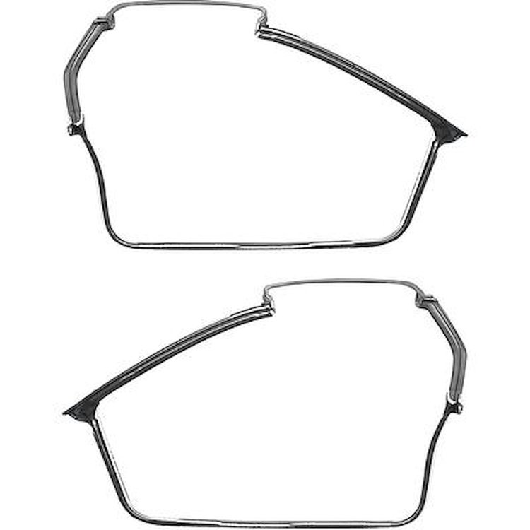 W1519 Door Frame Weatherstrip Kit for T-Top Models 1993-2002 Chevy Camaro, Pontiac Firebird [Pair]