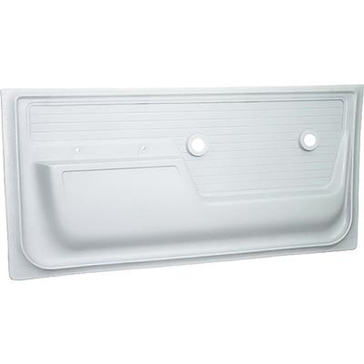W72310 1972 Chevrolet, GMC Truck; Interior Door Panels; Standard; Non-Scroll Style; Parchment; Pair