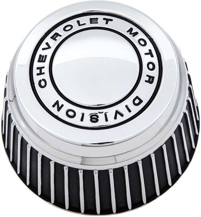 WK10120 Reproduction Rally Wheel Derby Cap with "Chevrolet Motor Division" for 1955-1982 Chevy Cars/Trucks