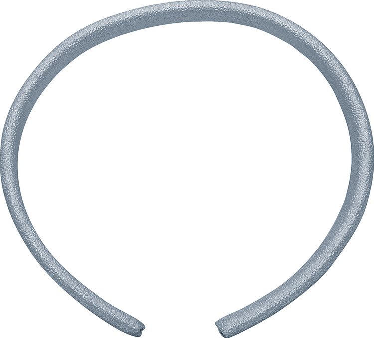 SNAP ON WINDLACE DOUBLE LIP STYLE SILVER SOLD BY FOOT