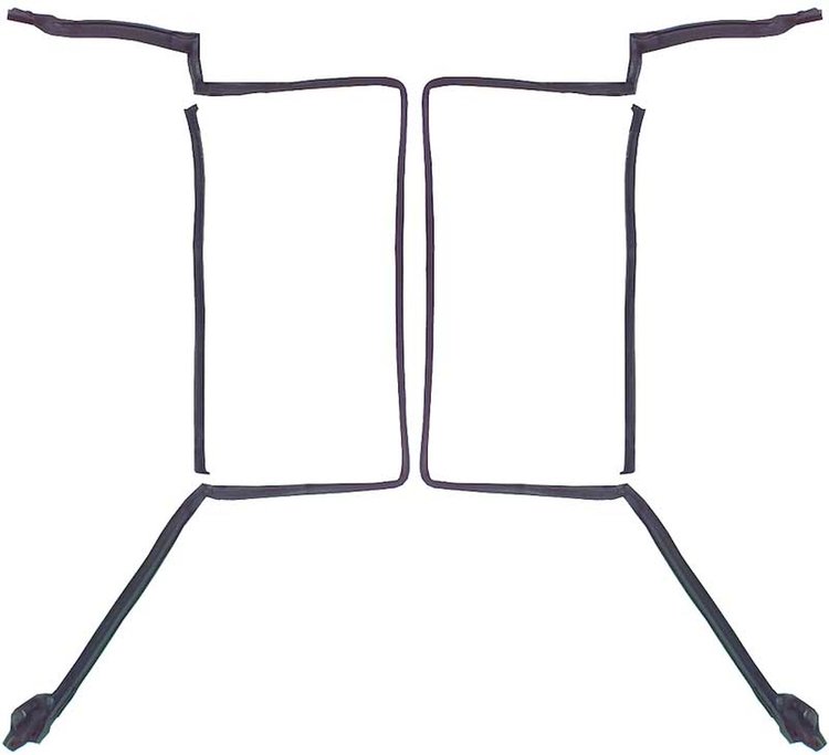 T-Top Weatherstrip Set 1976-1978 GM F-Body Hurst 1st-Design T-Top