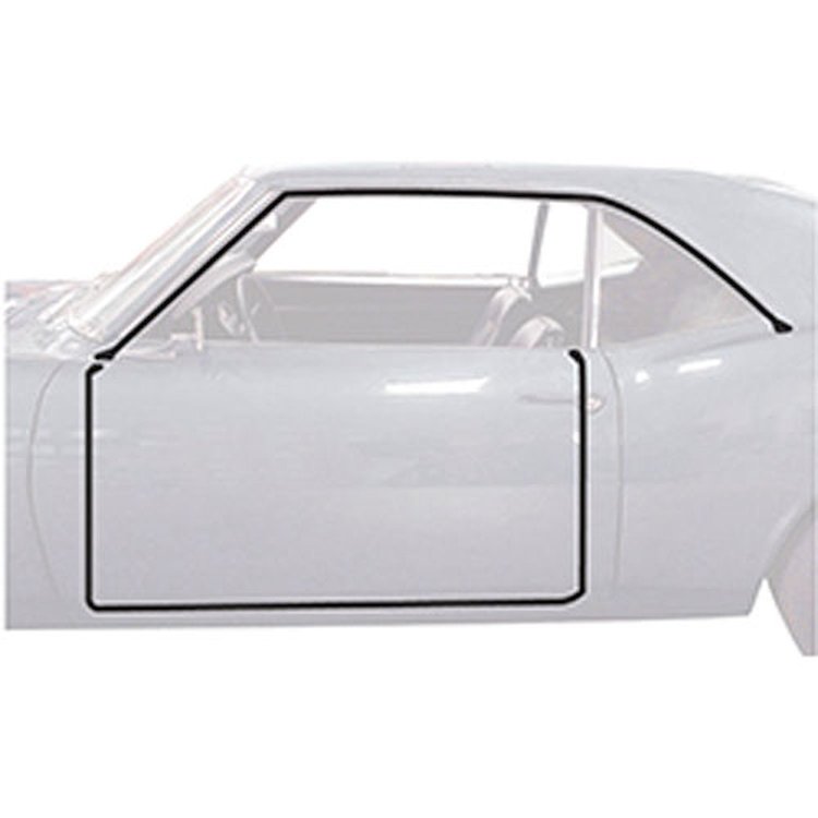 Latex Door Frame Weatherstrip 1968-69 Camaro/Firebird