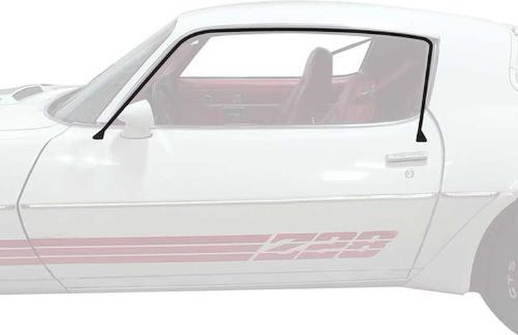 WS514 1970-81 Camaro/Firebird Coupe Original Style Latex Roof Rail Weatherstrip