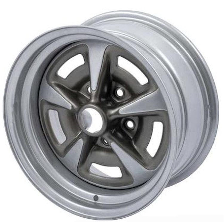 WV410 60 Series Rally II Wheel Fits Select 1967-1981 Pontiac Firebird, Grand Prix, Lemans, Tempest, Ventura [Size: 15" x 7"]