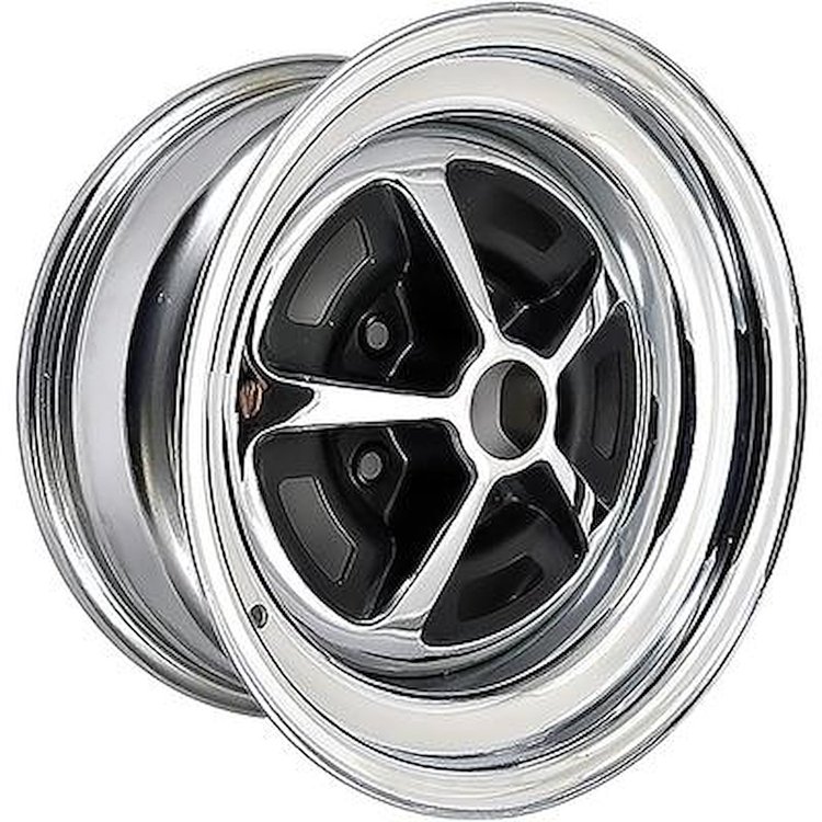 WV419C Wheel for 1969-1970 Chevrolet 5 Spoke SS, 1966-1970 Oldsmobile Superstock I [Wheel Size: 15 x 7"] Chrome