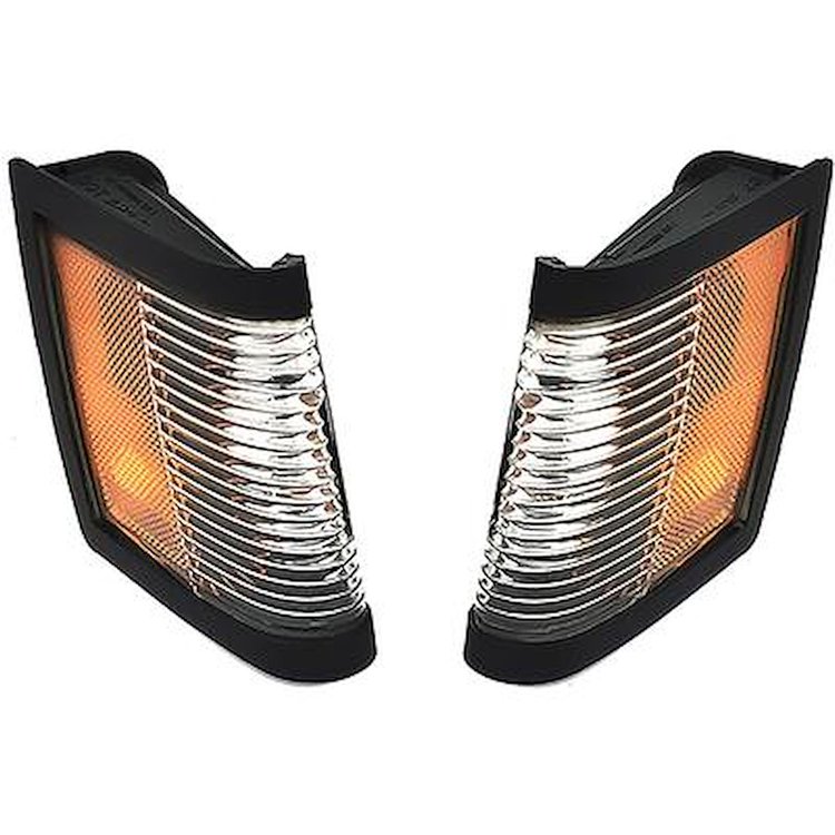 XL52891S 1984-87 Regal, Grand National; Front Side Marker Lamps; With Black Bezel; LH and RH Sides