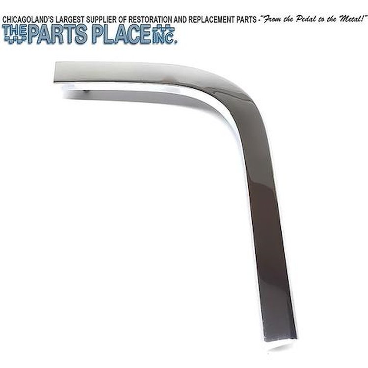XP4506T 1966 Oldsmobile Cutlass, 442; Fender Eyebrow Molding; LH; Chrome