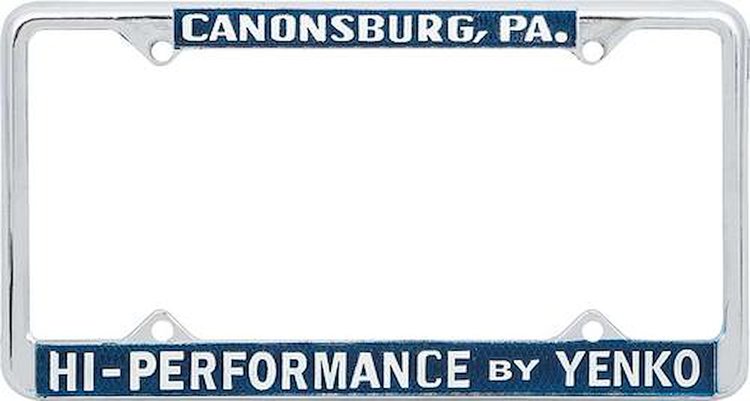 Yenko License Plate Frame Reproduction 1966-1971 Chevy Models