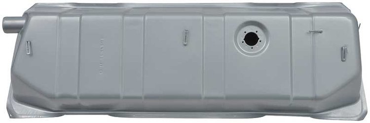 YC111231A Fuel Tank 1957-61 Chevrolet Corvette; 16 Gallon; With Vent/Clips; Without Baffles; Zinc Coated
