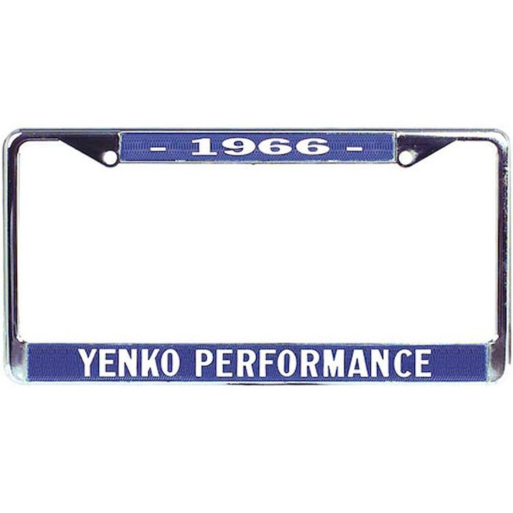 1966 YENKO LICENSE FRAME