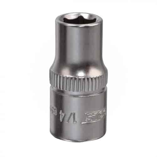 1/4DR SCKT 6PT 1/4"