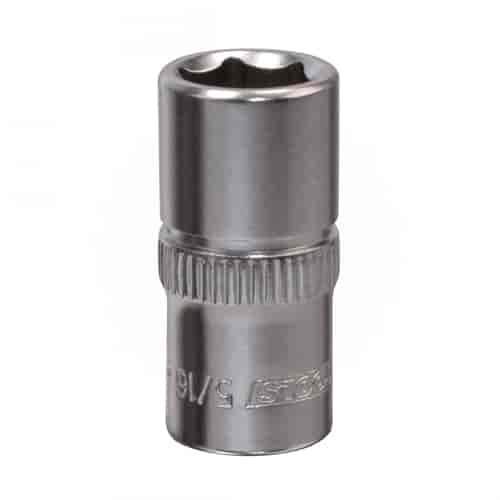 1/4DR SCKT 6PT 5/16"