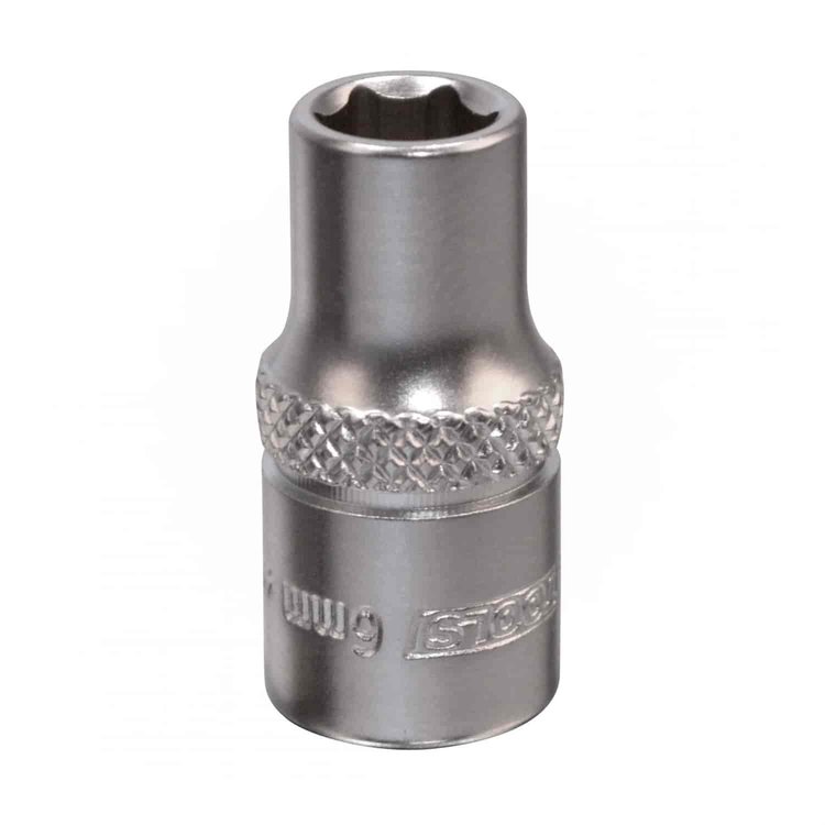 1/4DR SCKT 6PT 6MM