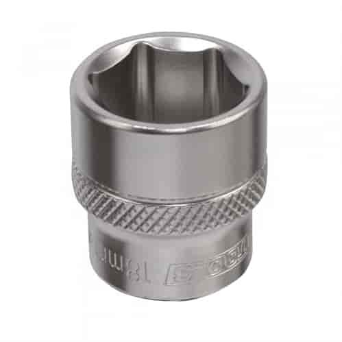 3/8DR SCKT 6PT 18MM