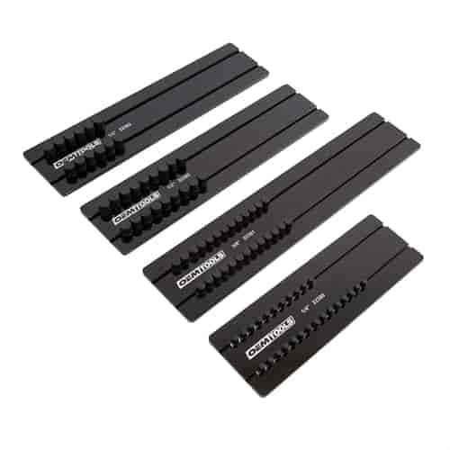 Black 4 Piece Socket Tray