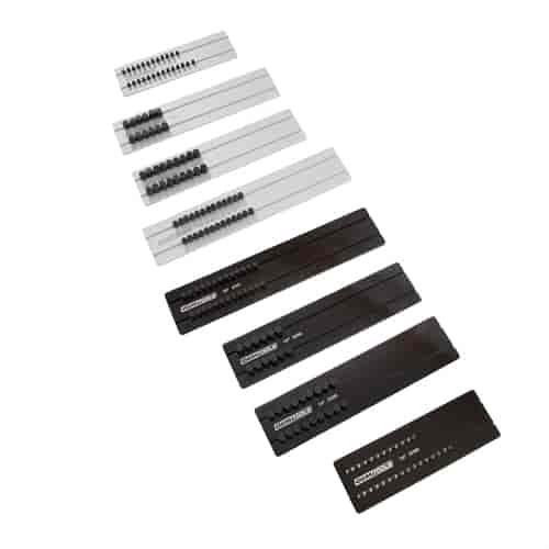 Black and Silver 8 Piece Socket Tray