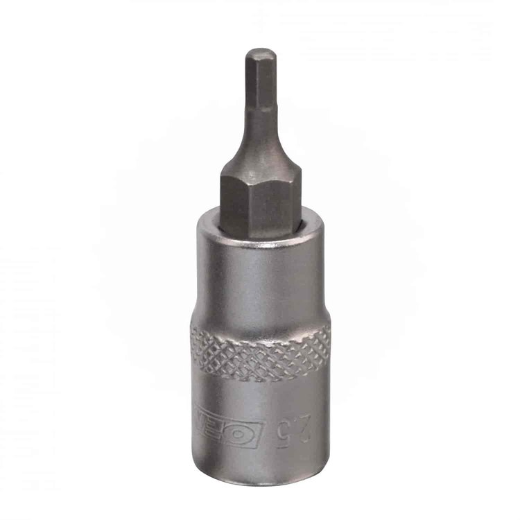 HX BT SCKT 1/4"DR 2.5MM