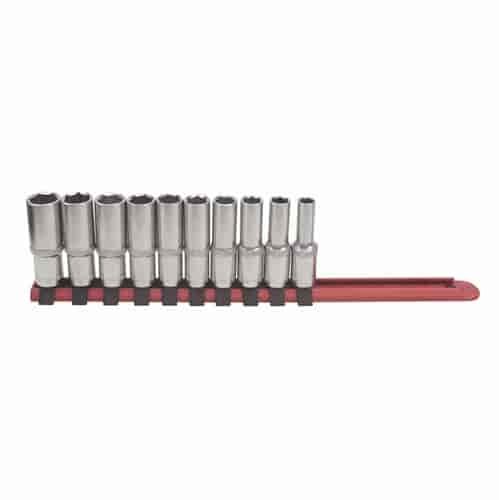 10 PC 1/2" MM DP SCKT SET