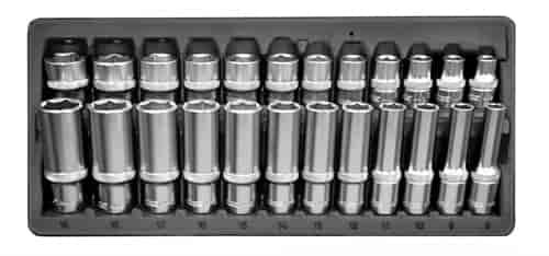 24 PC 3/8" DR 12 SCKT ST