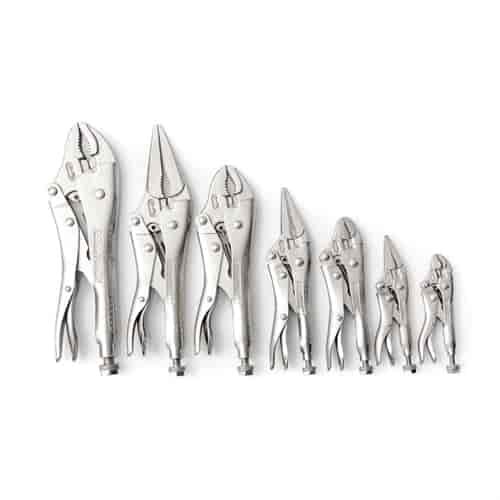 7PC LOCK PLIER SET W/HEX