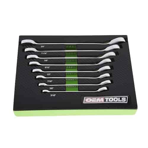 8 Piece RingStop Reversible Ratcheting Wrench Set (SAE)