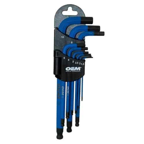 9PC MAG HEX KEY SET LNG M
