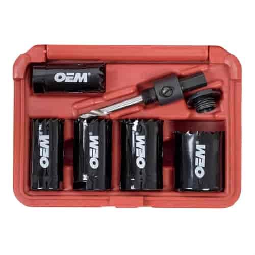 BI-METAL HOLE SAW SET 6PC