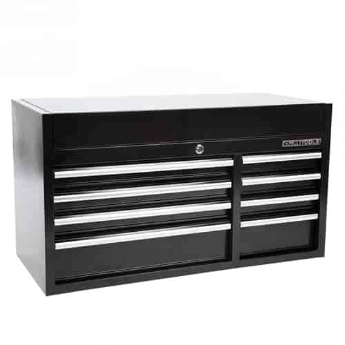 41 IN 8 DRW CHEST BLK