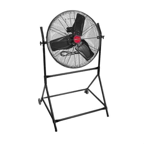 24" Rolling Tilt Floor Fan