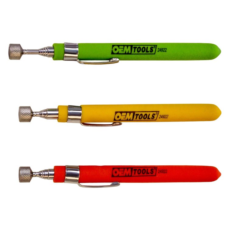 Neon Pocket Telescoping Magnetic Pick-up Tool