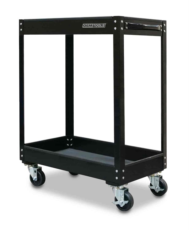 2 SHELF SERVICE CART