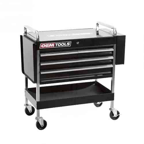 SERV CART 4 DRAWER & 1 TR