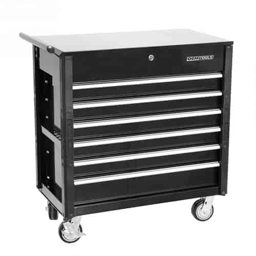 PRO CART 6 DRAWER BLK