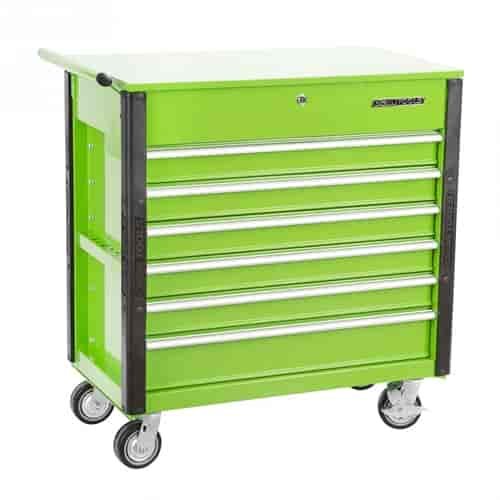 PRO CART 6 DRAWER-GREEN