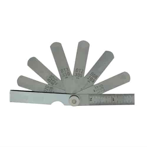 9 BLADES GAUGES W/RULER