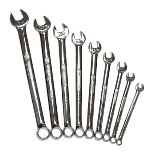 9PC SAE COMB. WRENCH SET