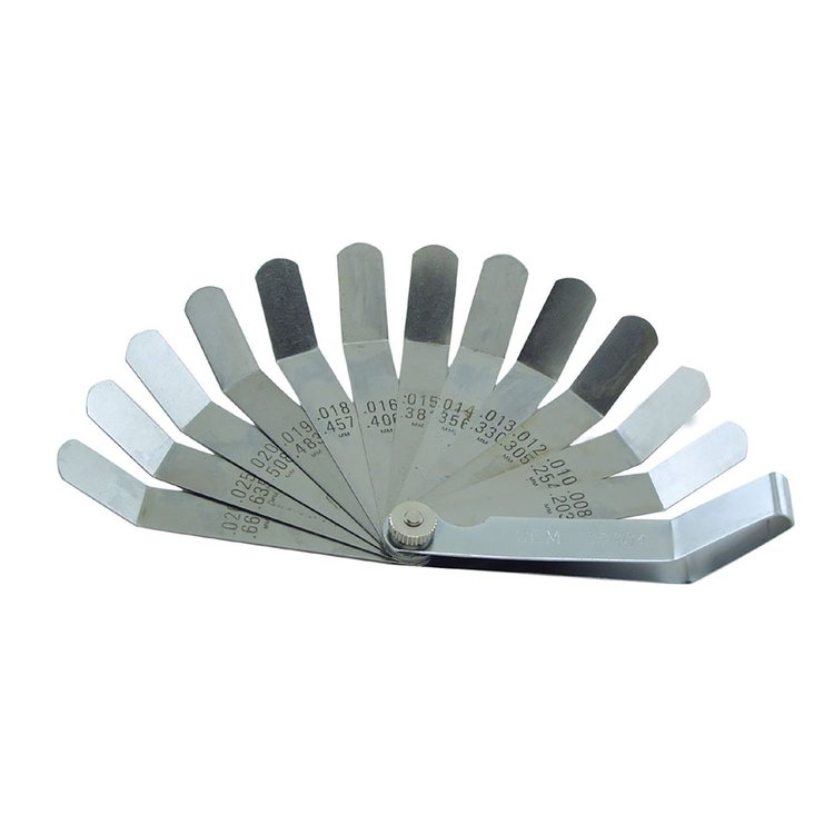 25304 12 Blade Tap Feeler Gauges [0.008 in. - 0.026 in.]