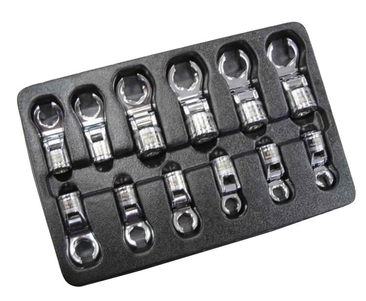 12PC FLEX CROW FT SET SAE
