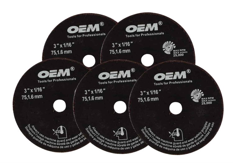 3" X 1/16" CUT OFF WHEELS