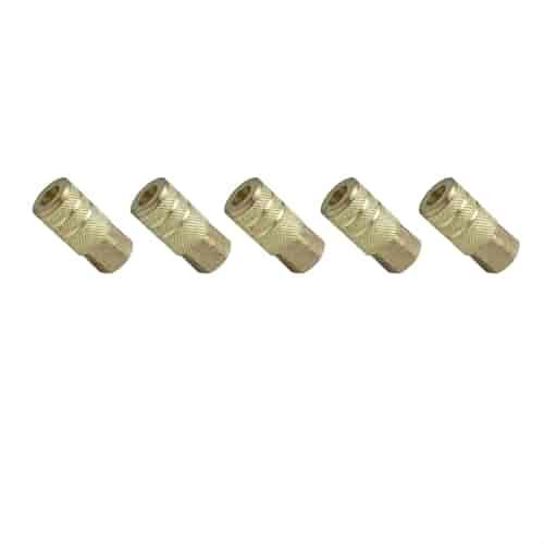 COUPLER FEM TRU 1/4 5PK