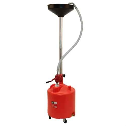 18 GALLON OIL DRAIN W/PUM