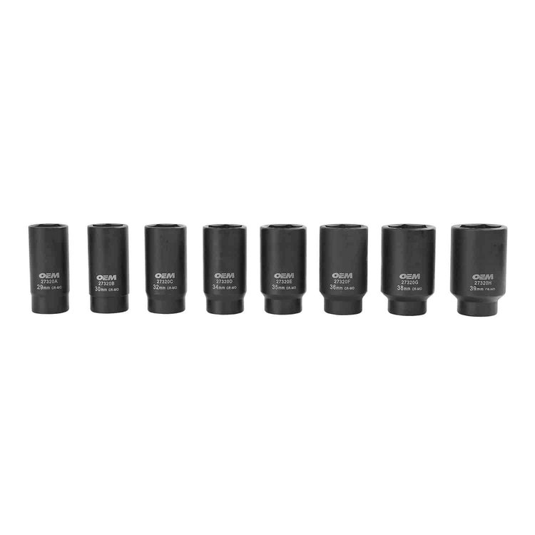 8-Piece Axle Nut Socket Set