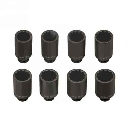 8PC AXLE NUT SCKT MM12PT