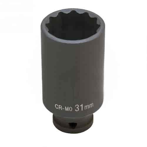 31MM AXLE NUT SCKT 12PT