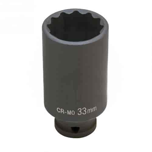 33MM AXLE NUT SCKT 12PT